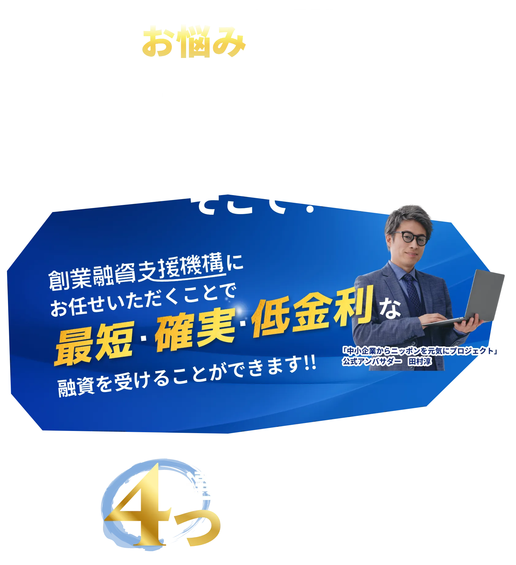 自己資金少額・創業融資・金融公庫・起業融資